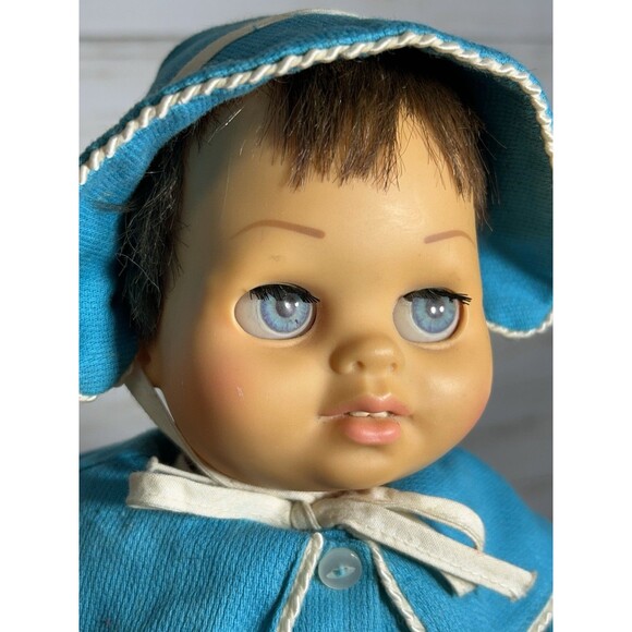 Vintage 1962 Mattel Tiny Chatty 15" Baby Doll  Original Outfit TALKING WORKS! - Picture 2 of 16
